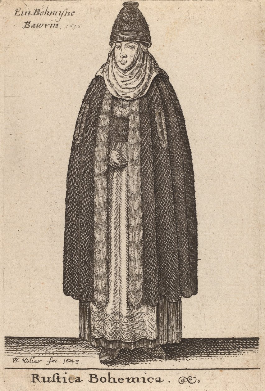 Bohemiska landsbygden, 1643. av Wenceslaus Hollar