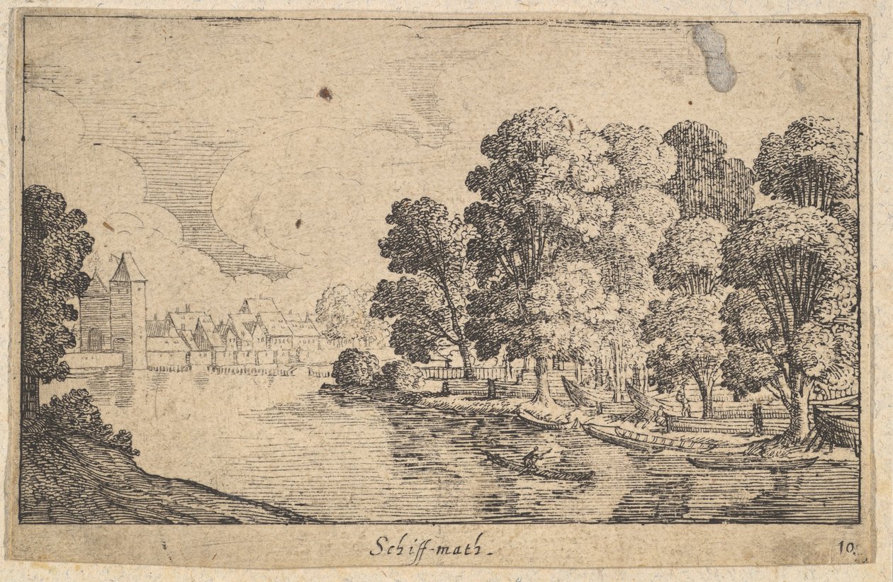 Schiff-math, 1625-77. av Wenceslaus Hollar
