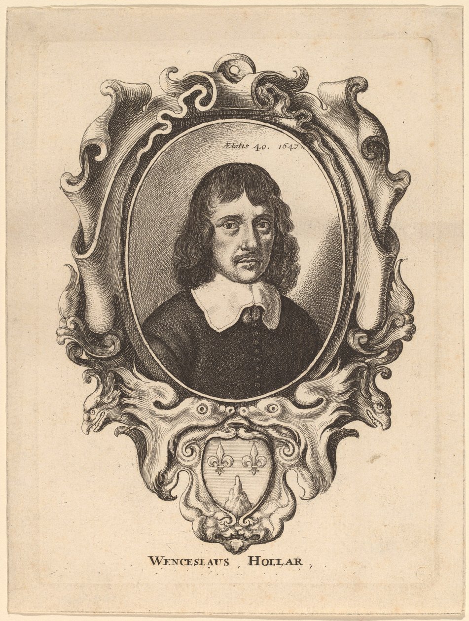 Självporträtt av Wenceslaus Hollar