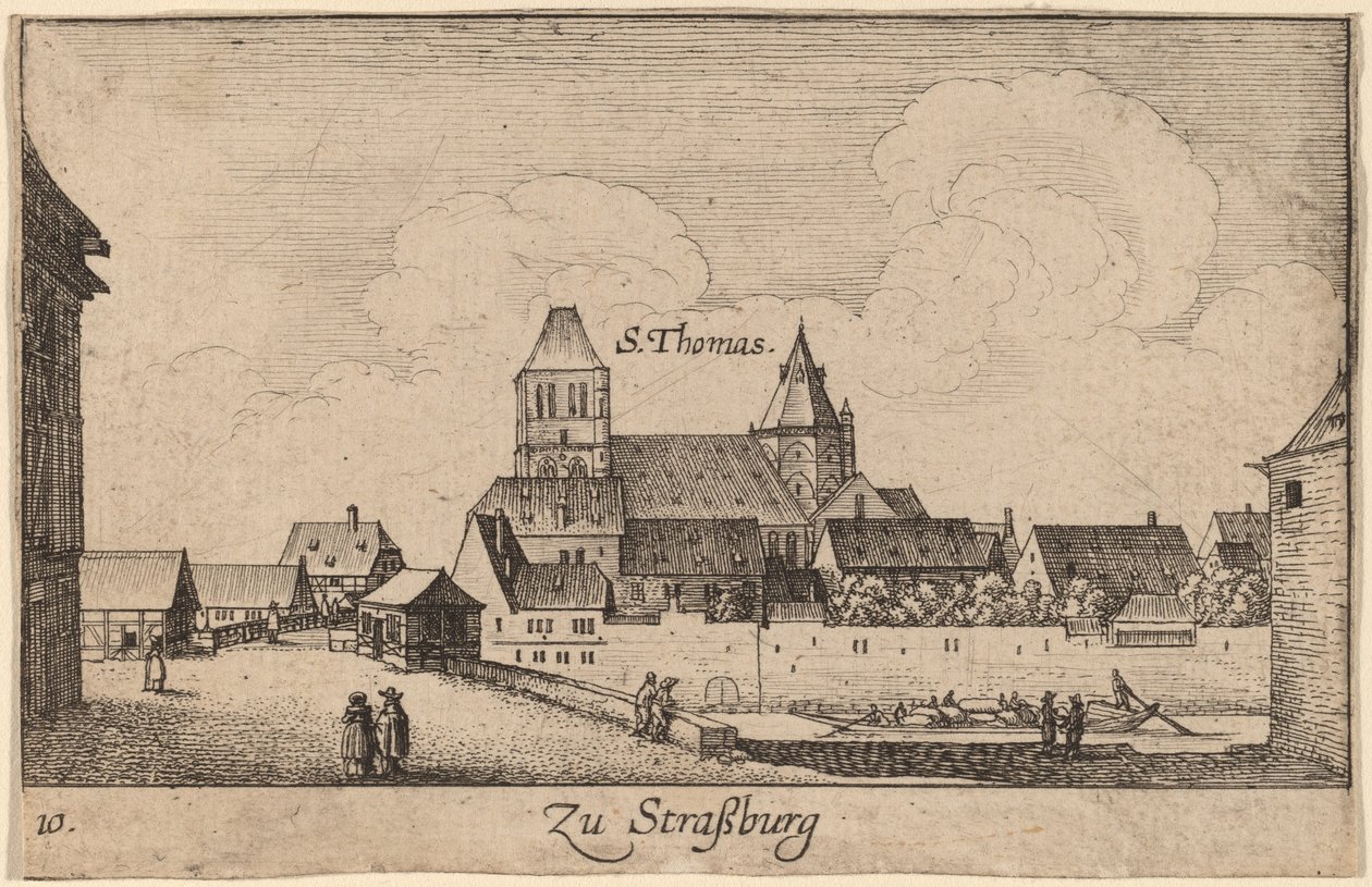 Strasbourg av Wenceslaus Hollar