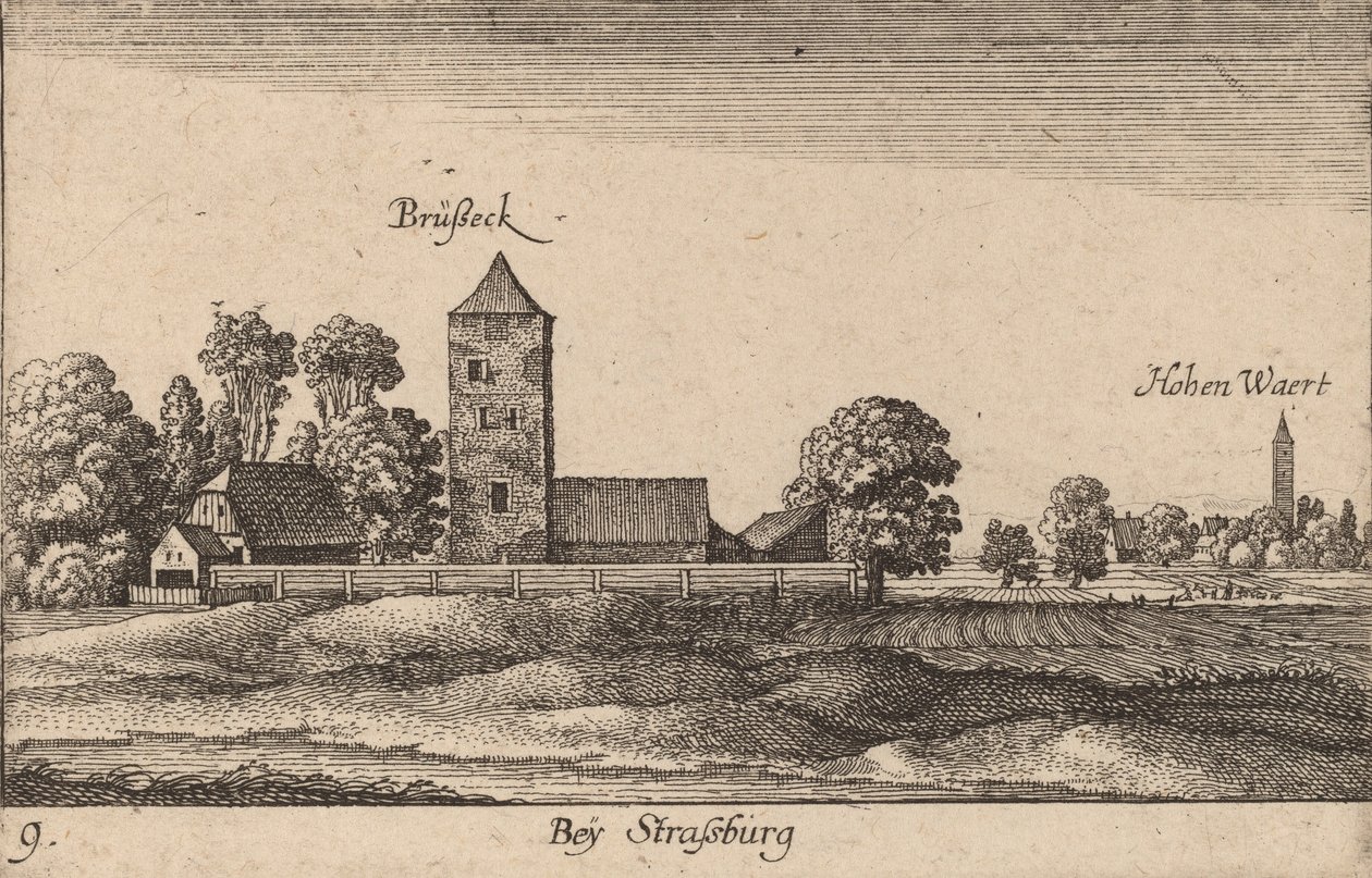 Strasbourg, 1635. av Wenceslaus Hollar