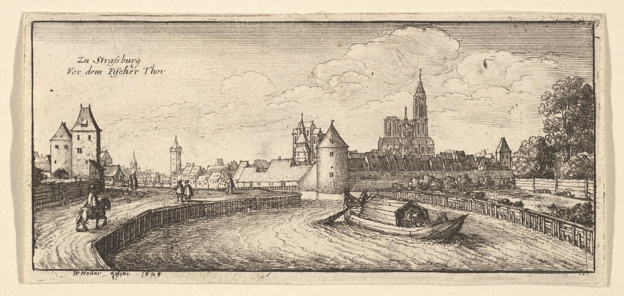 Strasbourg, 1663-65. av Wenceslaus Hollar
