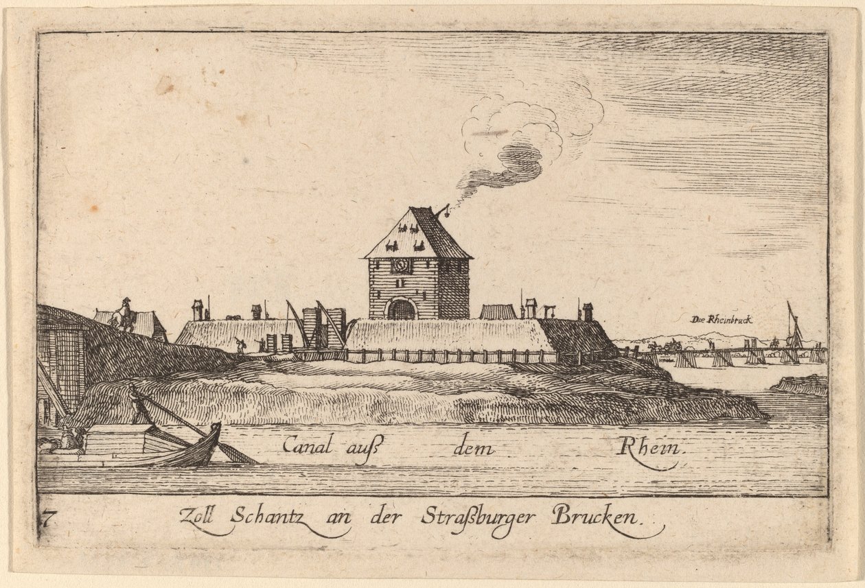 Strasbourg: Tullhuset av Wenceslaus Hollar