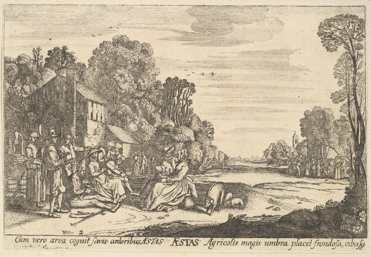 Sommaren 1629. av Wenceslaus Hollar