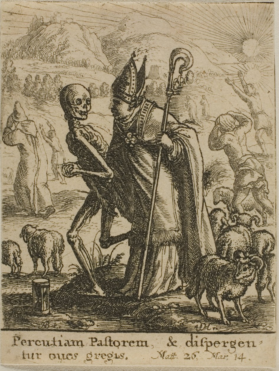 Biskopen och döden av Wenceslaus Hollar