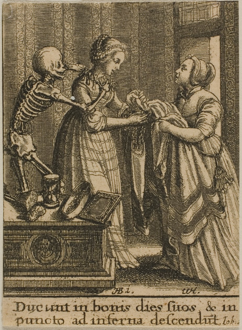 Bruden och döden av Wenceslaus Hollar