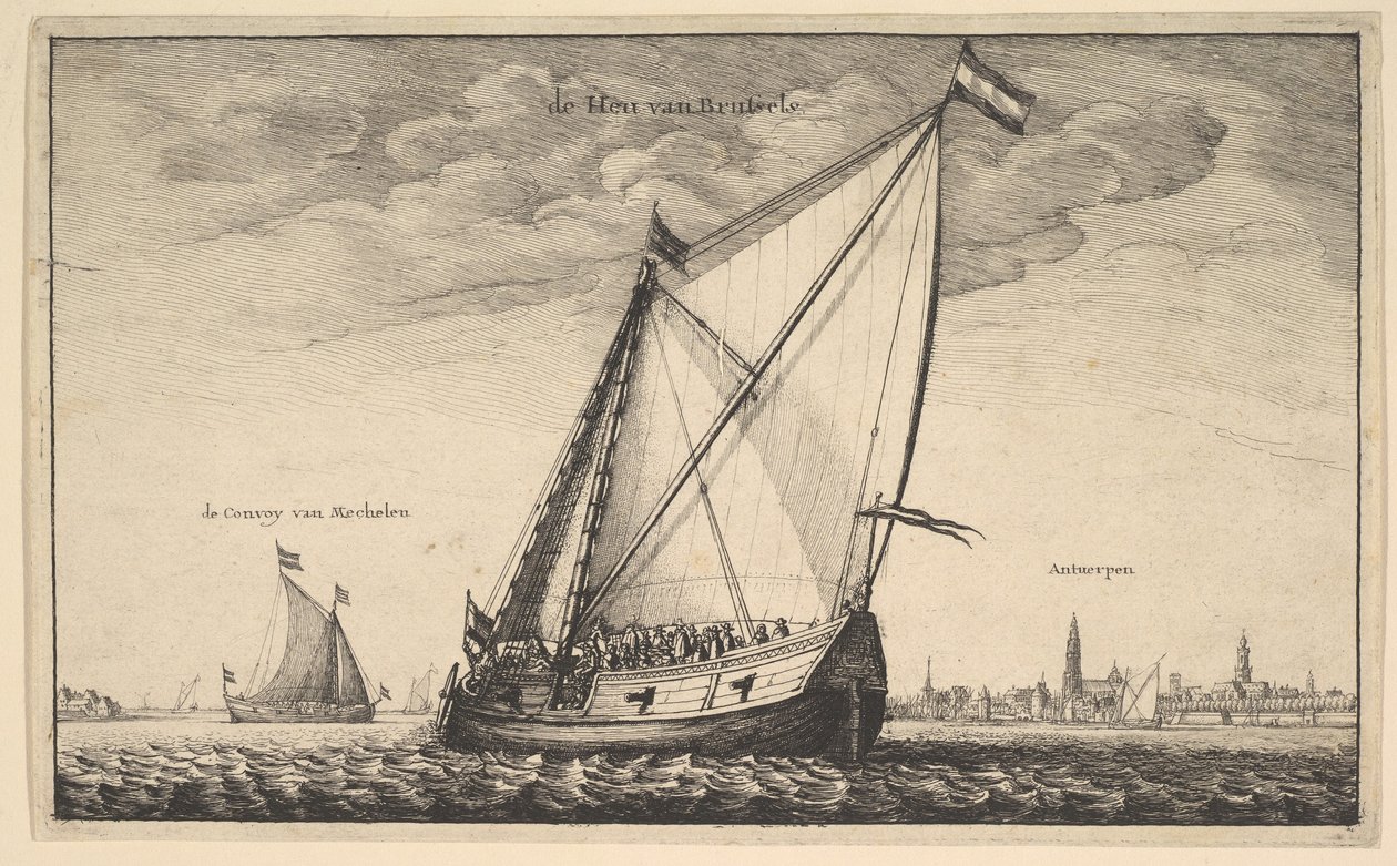 Brysselpaketet, 1625-77. av Wenceslaus Hollar