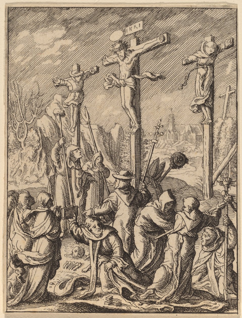 Korsfästelsen av Wenceslaus Hollar