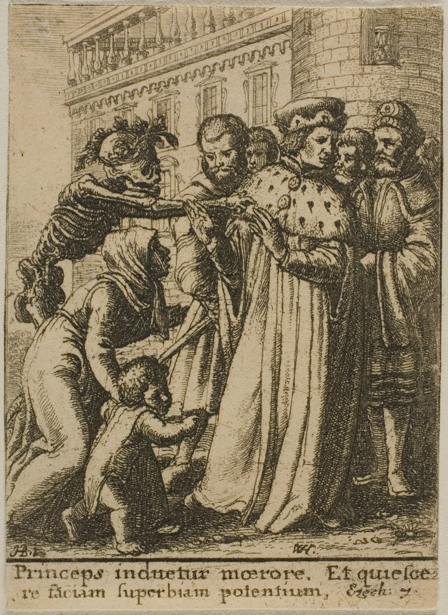 Hertigen och döden av Wenceslaus Hollar