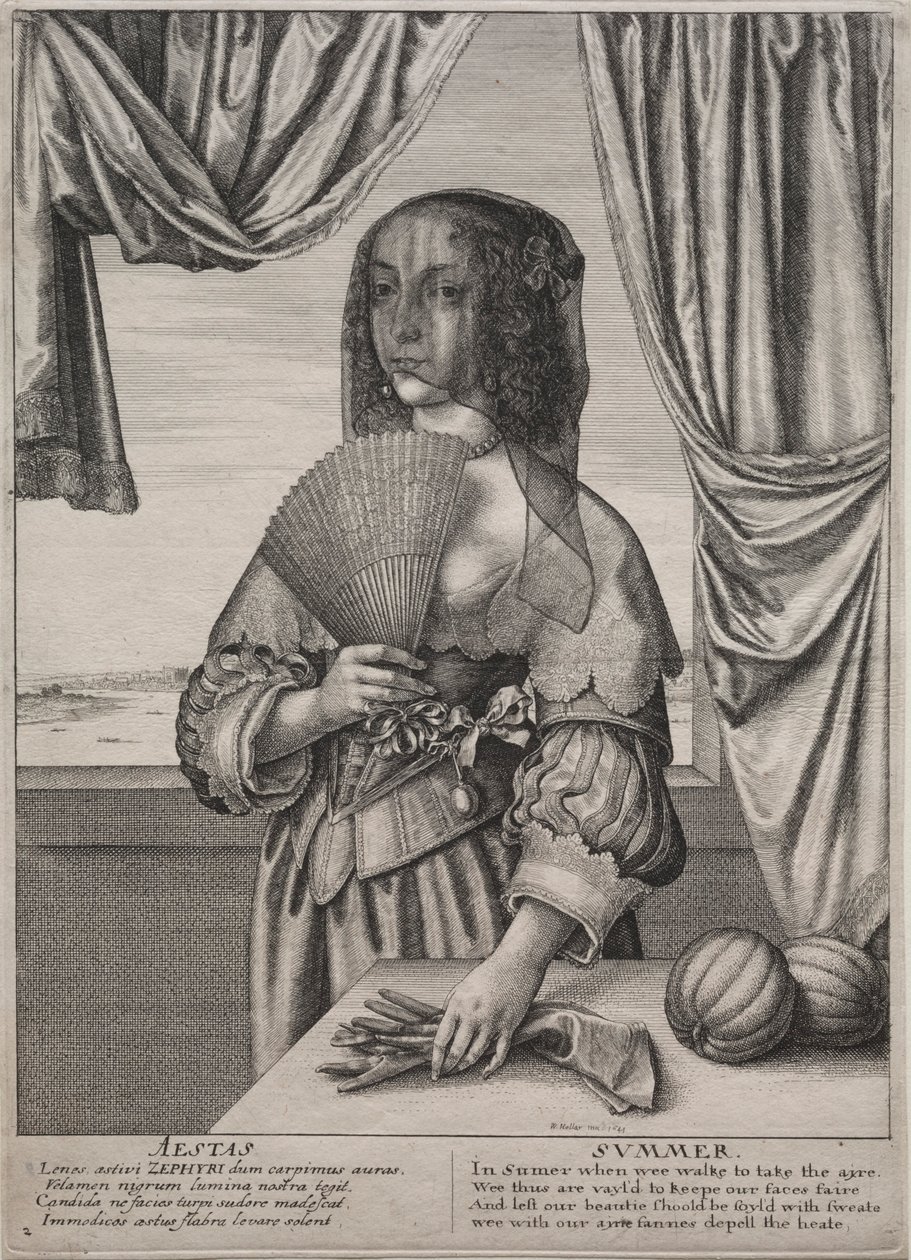 De fyra årstiderna: Sommaren, 1641. av Wenceslaus Hollar