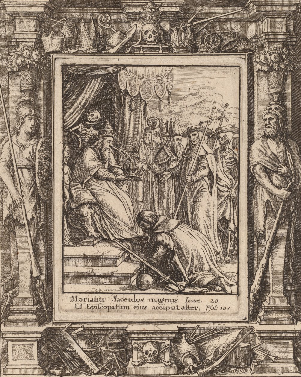 Påven, 1651. av Wenceslaus Hollar
