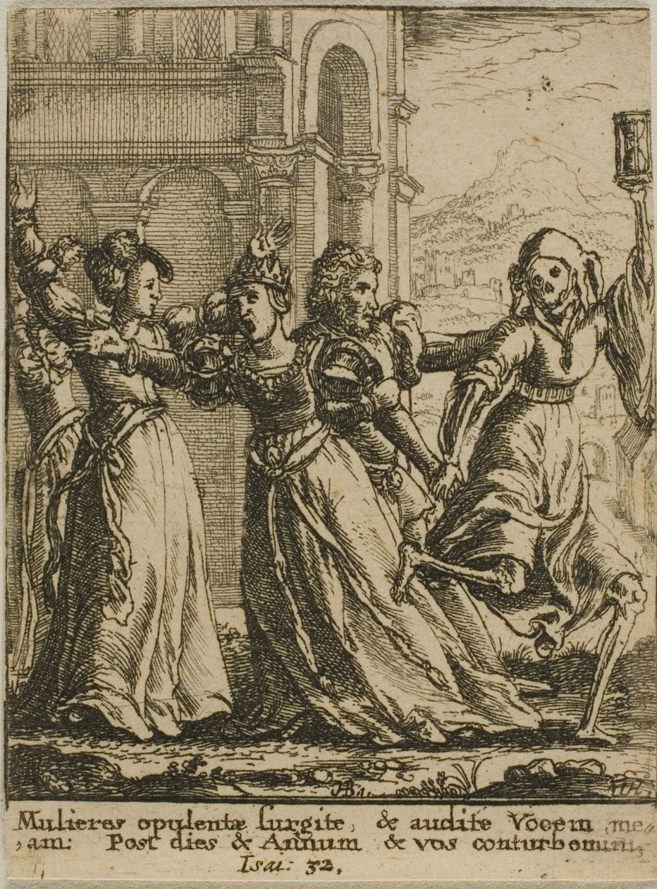 Drottningen och döden av Wenceslaus Hollar