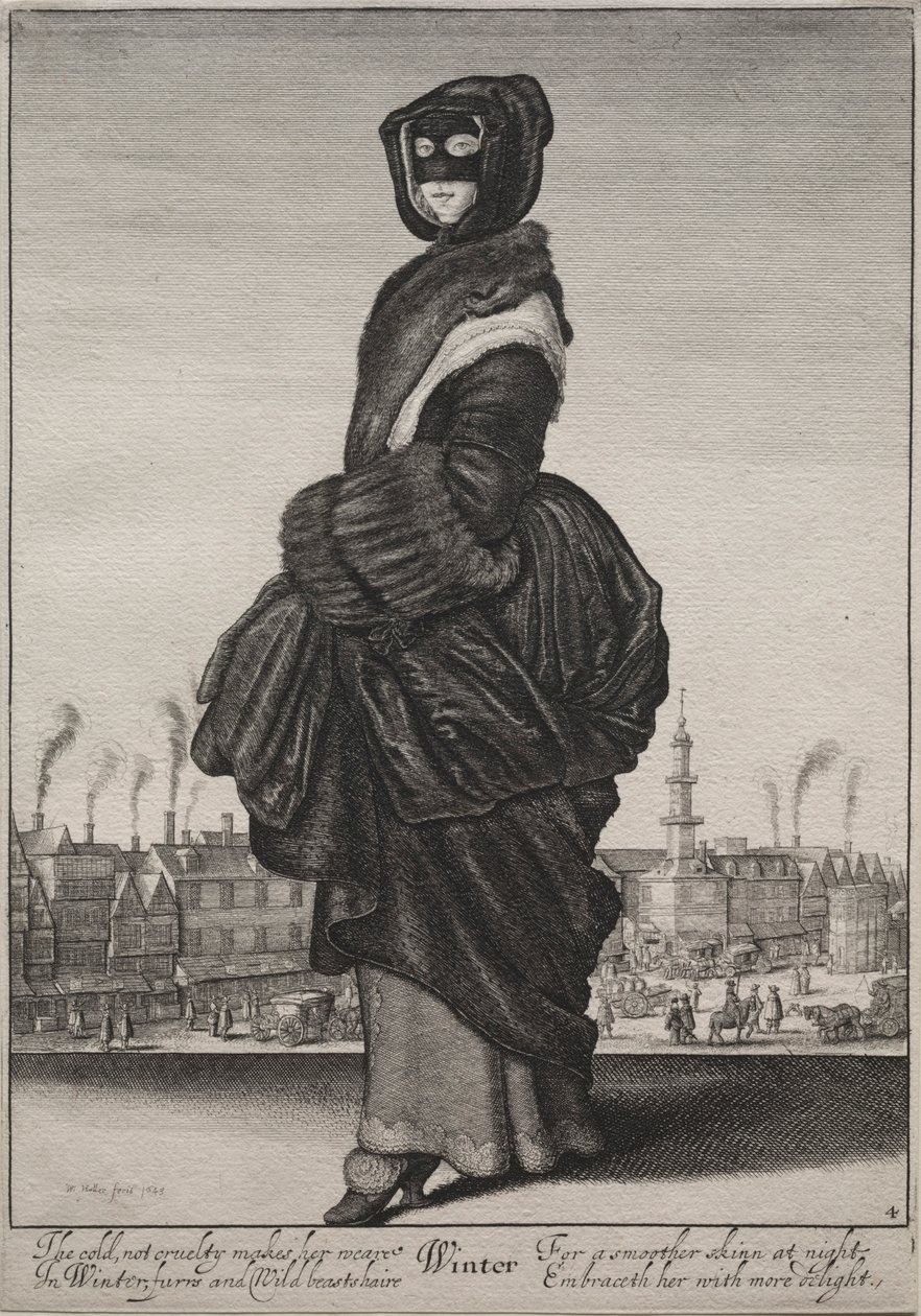 Årstiderna: vinter, 1643-1644. av Wenceslaus Hollar