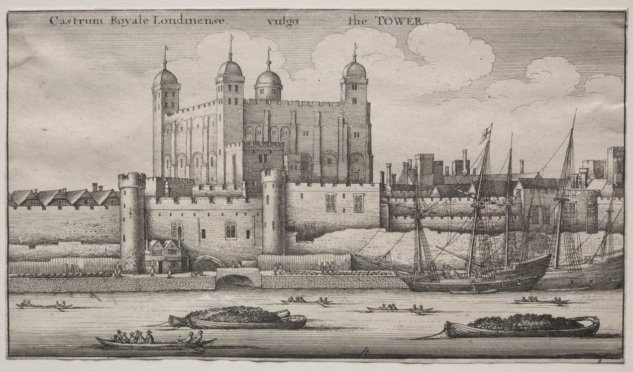 Towern, London. av Wenceslaus Hollar
