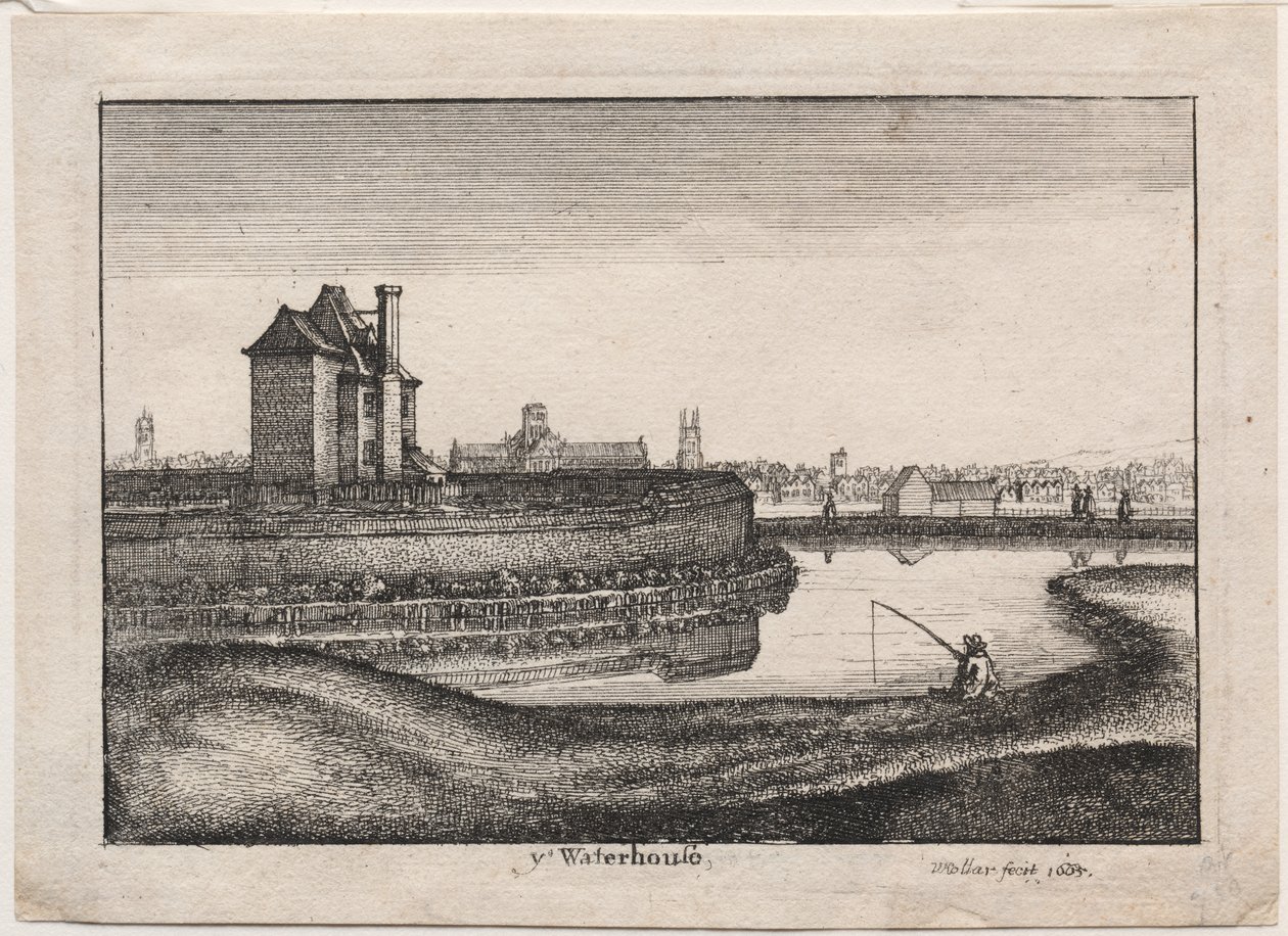 Vattenhuset av Wenceslaus Hollar