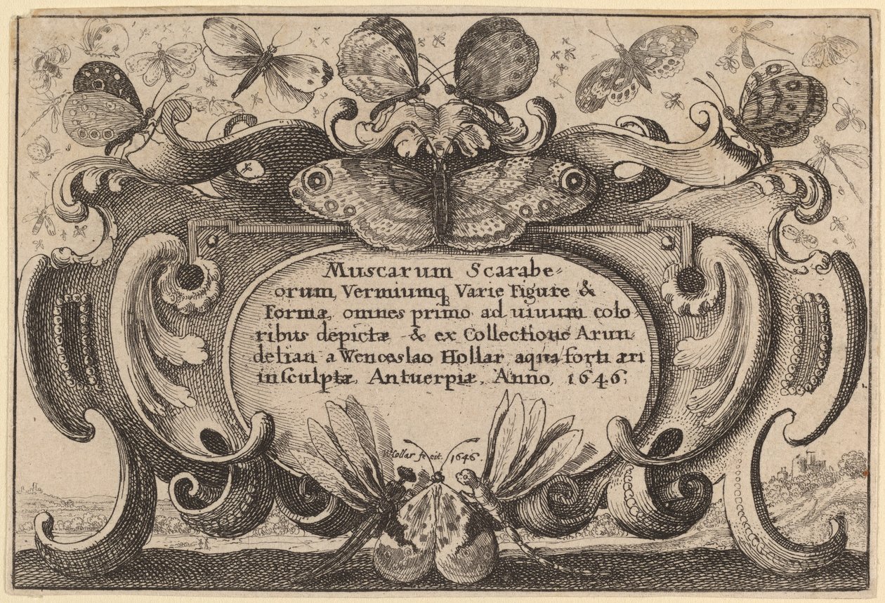 Titelsida av Wenceslaus Hollar