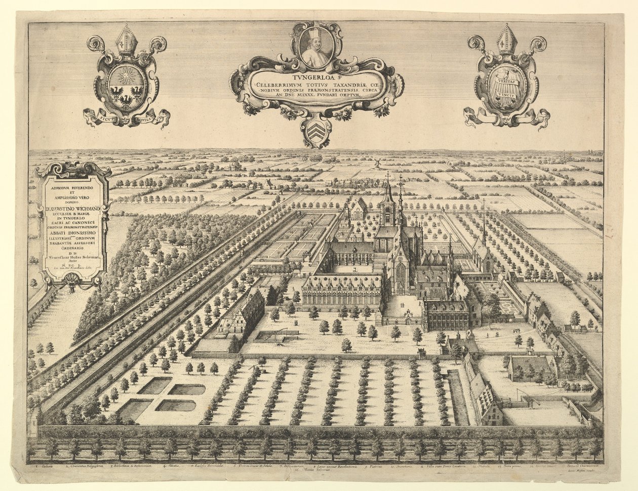 Tongerloo, 1659. av Wenceslaus Hollar