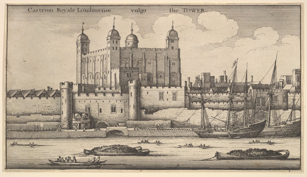 Tower of London, 1625-77. av Wenceslaus Hollar