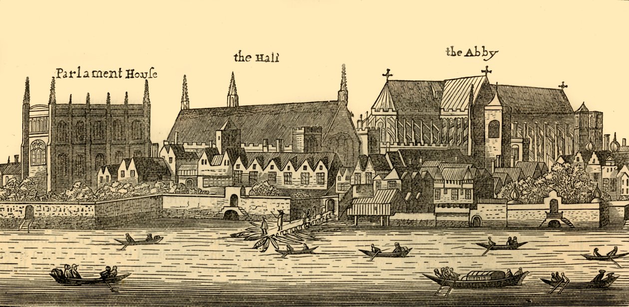 Westminster 1640, 1881. av Wenceslaus Hollar