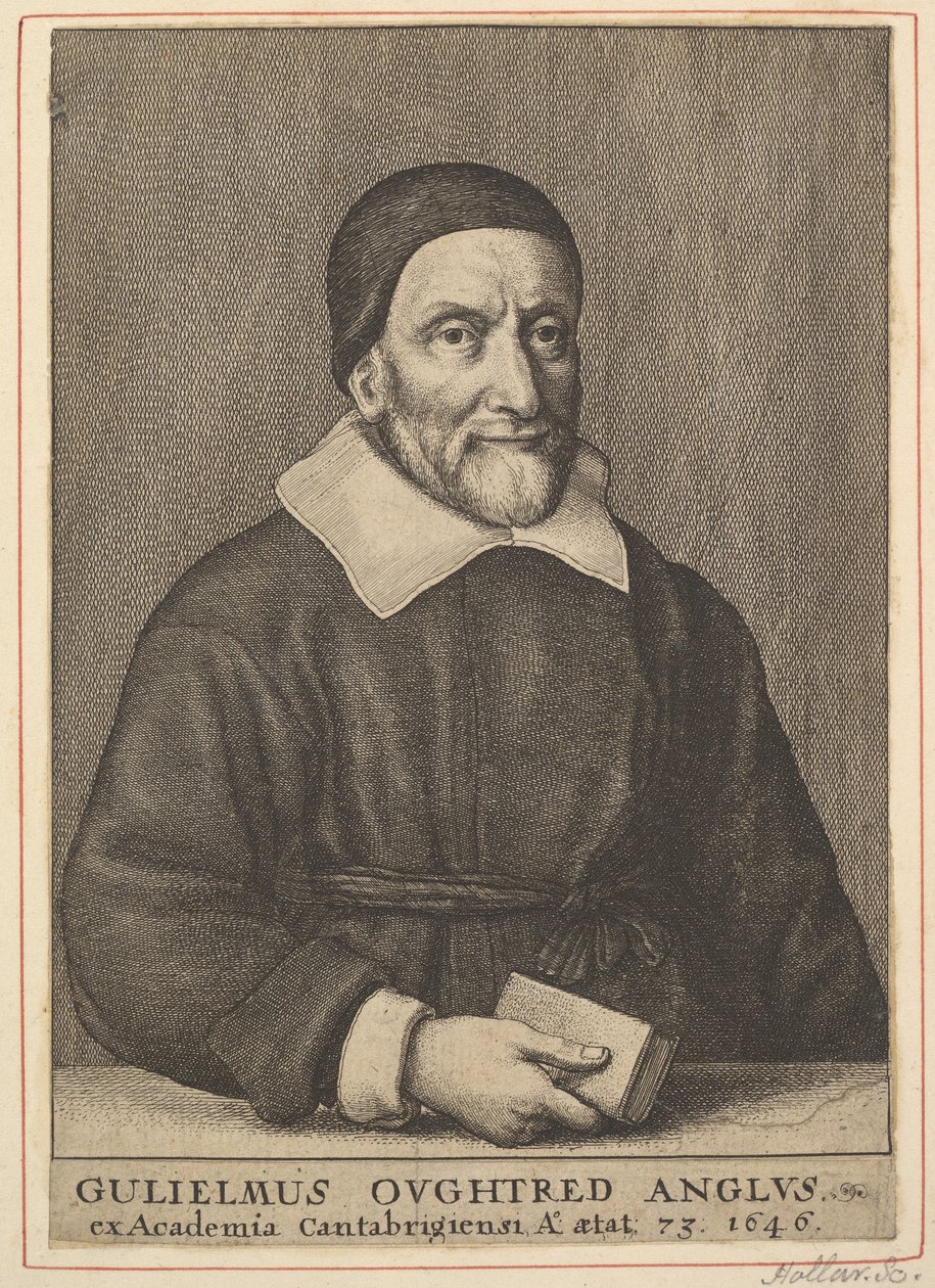 William Oughtred, 1644. av Wenceslaus Hollar