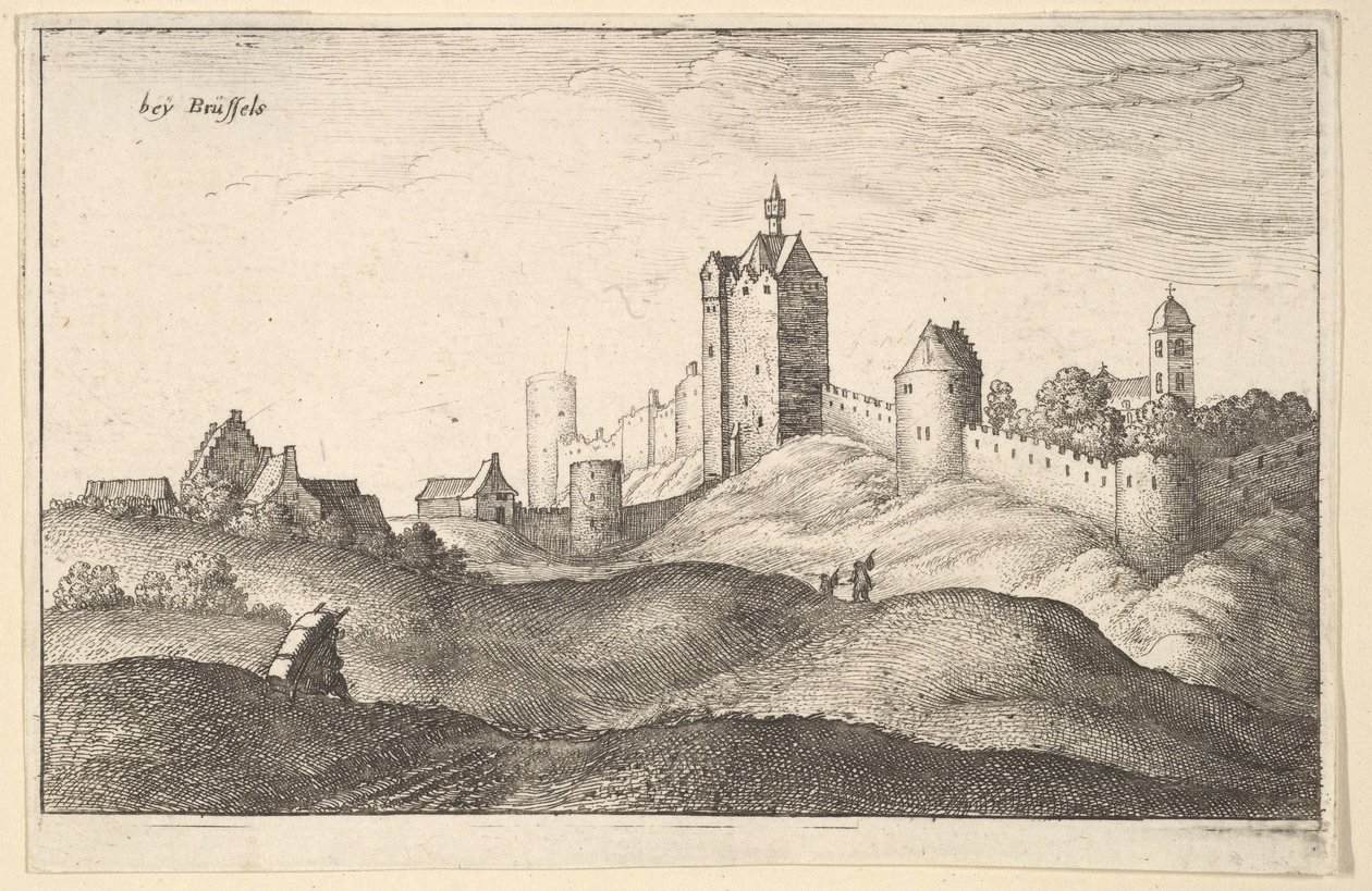 beÿ Bryssel Bryssel, ca 1643. av Wenceslaus Hollar