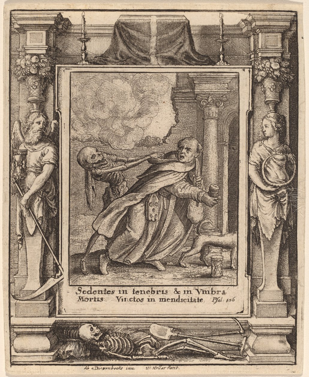 Munk av Wenceslaus Hollar after Hans Holbein the Younger after Abraham van Diepenbeeck