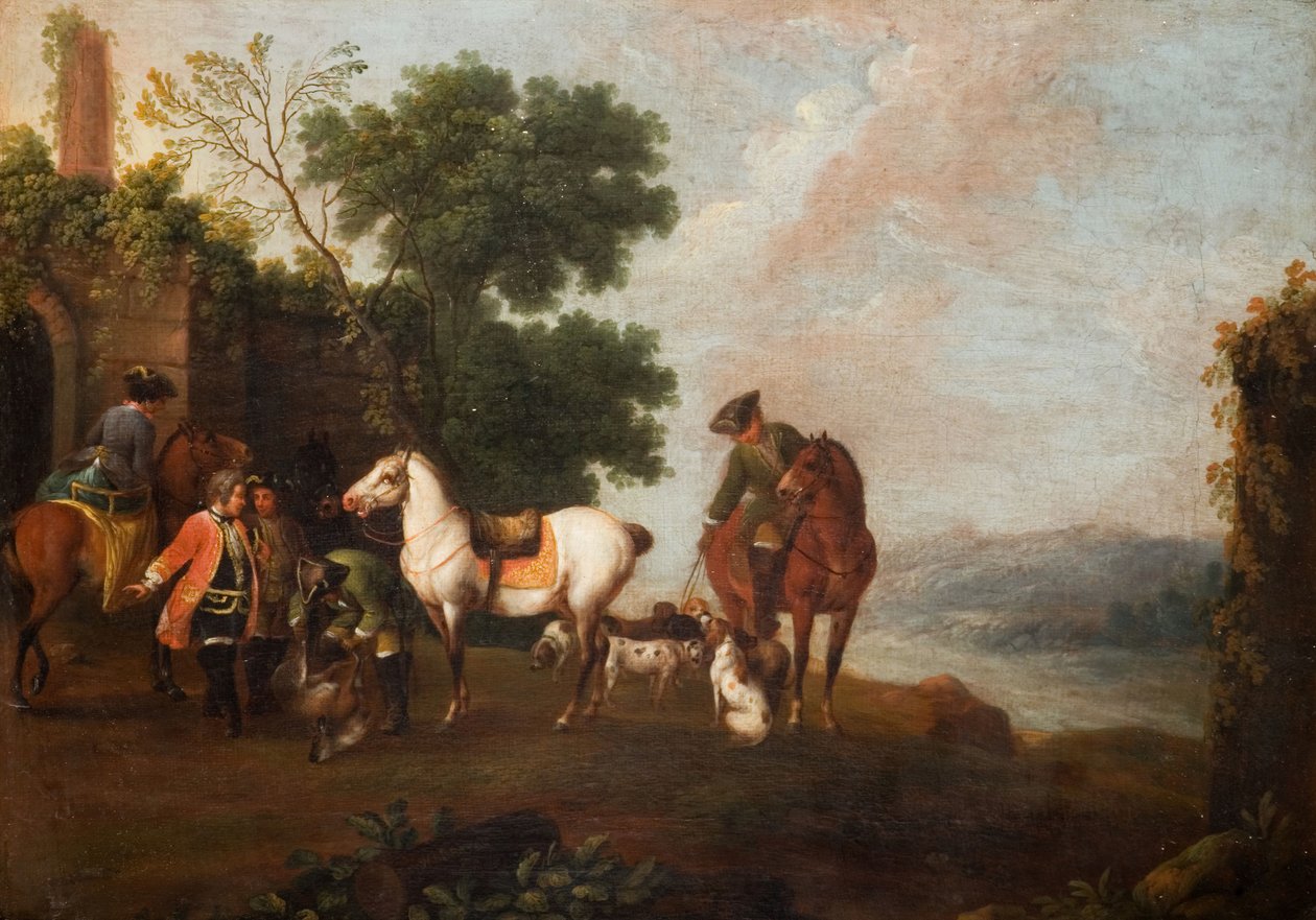 Rådjursjakten, 1760. av Wenzel Ignaz Prasch
