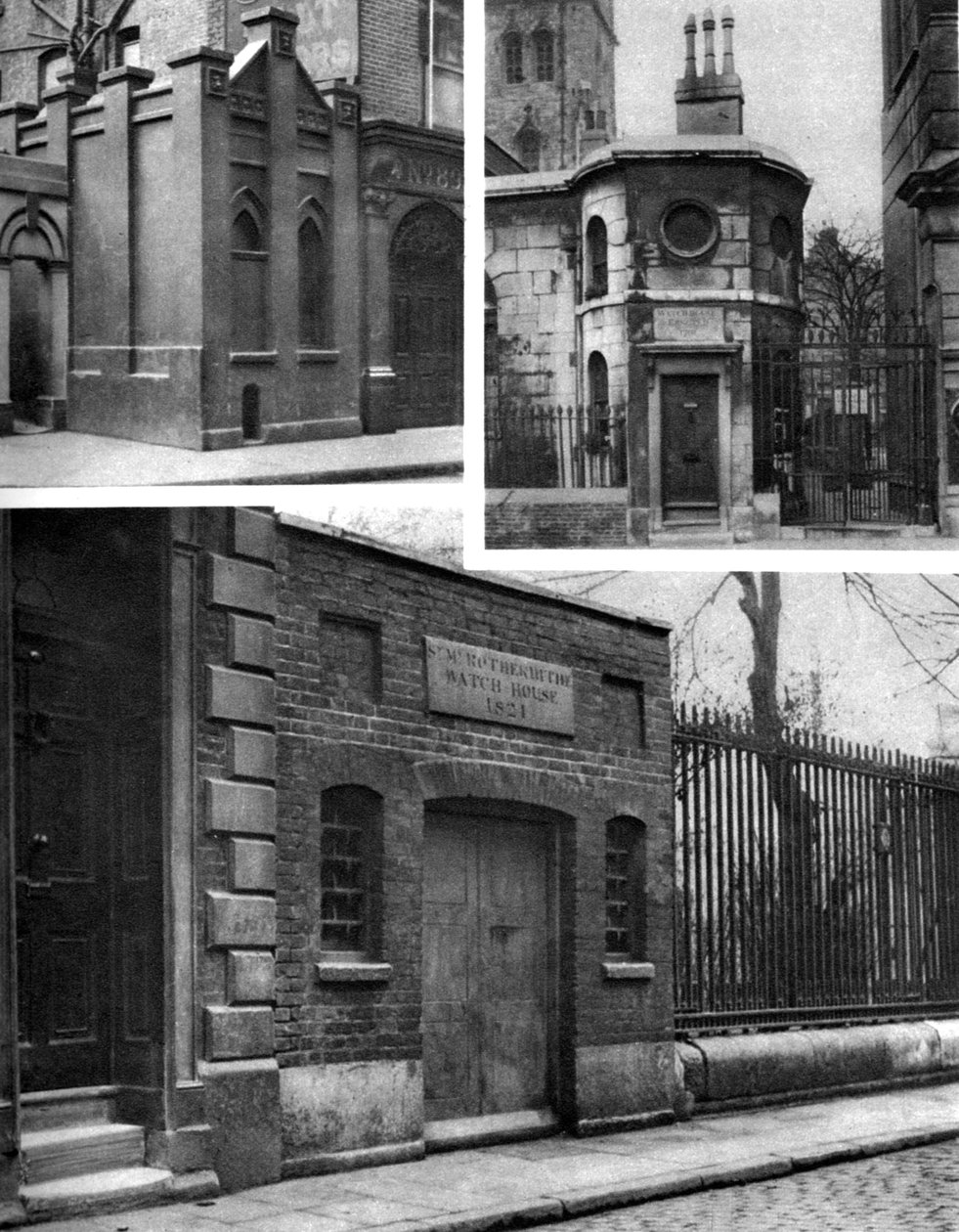 Tre kyrkogårdsvakthus, London, 1926-1927 av Whiffin