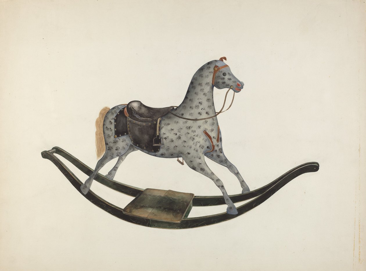 Hobbyhäst, ca. 1941. av Wilbur M Rice