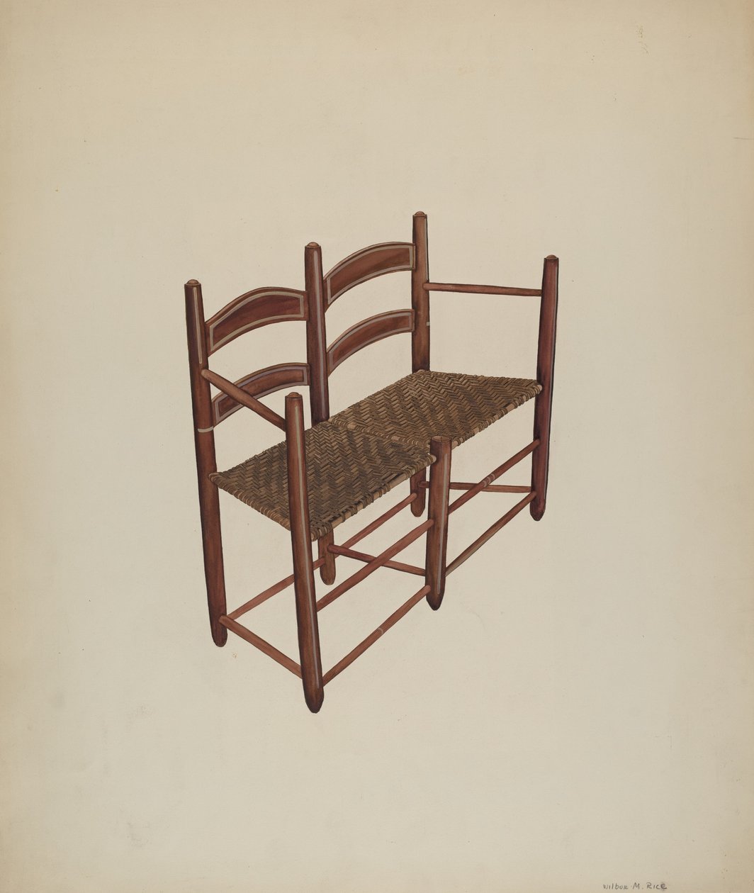 Ox Cart Chair, ca. 1939. av Wilbur M Rice