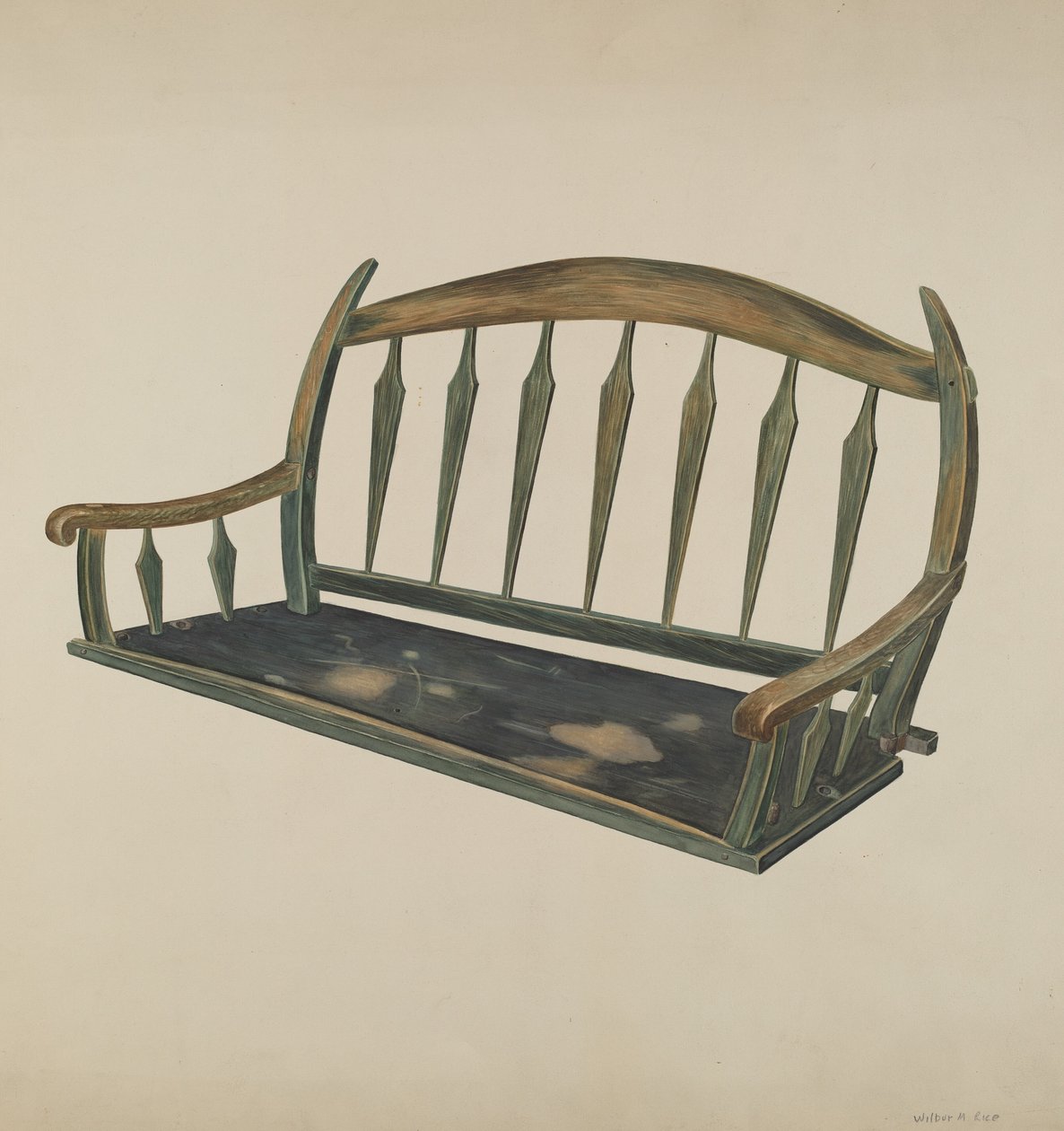 Prairie Schooner Seat, ca. 1937. av Wilbur M Rice