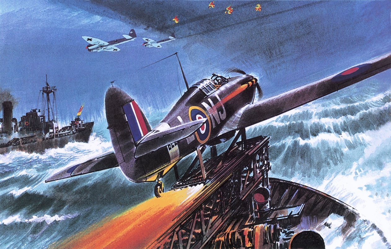 Hawker Hurricane av Wilf (20th century) Hardy