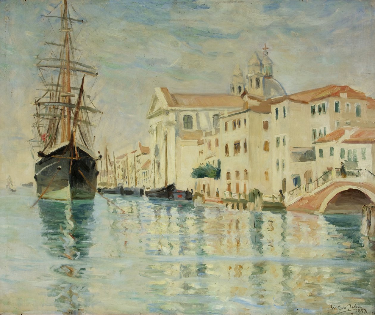 Canal Grande, Venedig av Wilfred Gabriel de Glehn