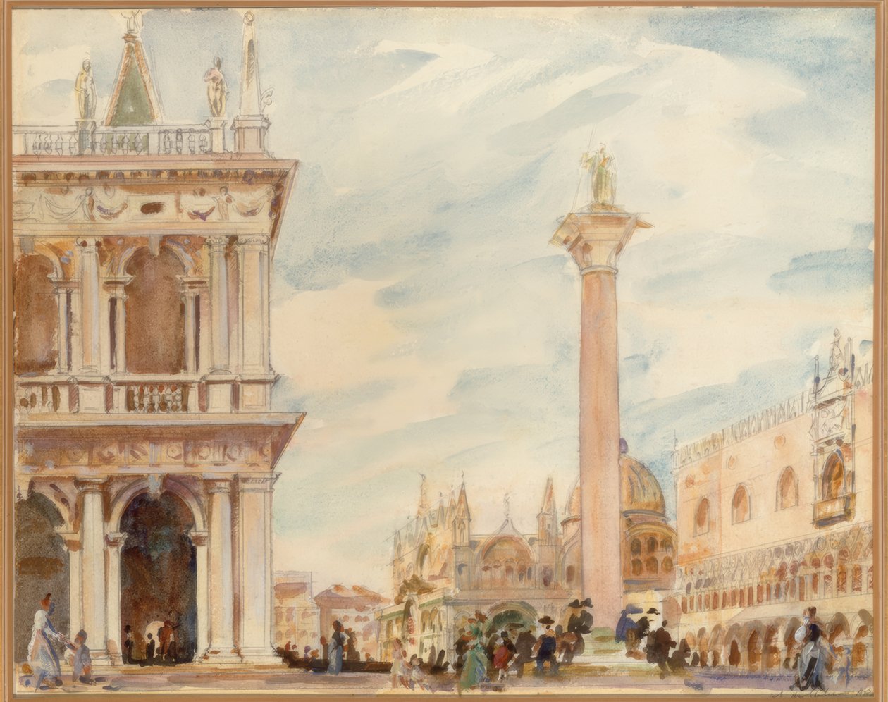 Piazzetta, Venedig av Wilfrid de Glehn