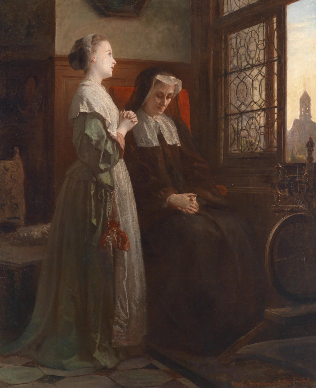 Abendläuten av Wilhelm Amberg