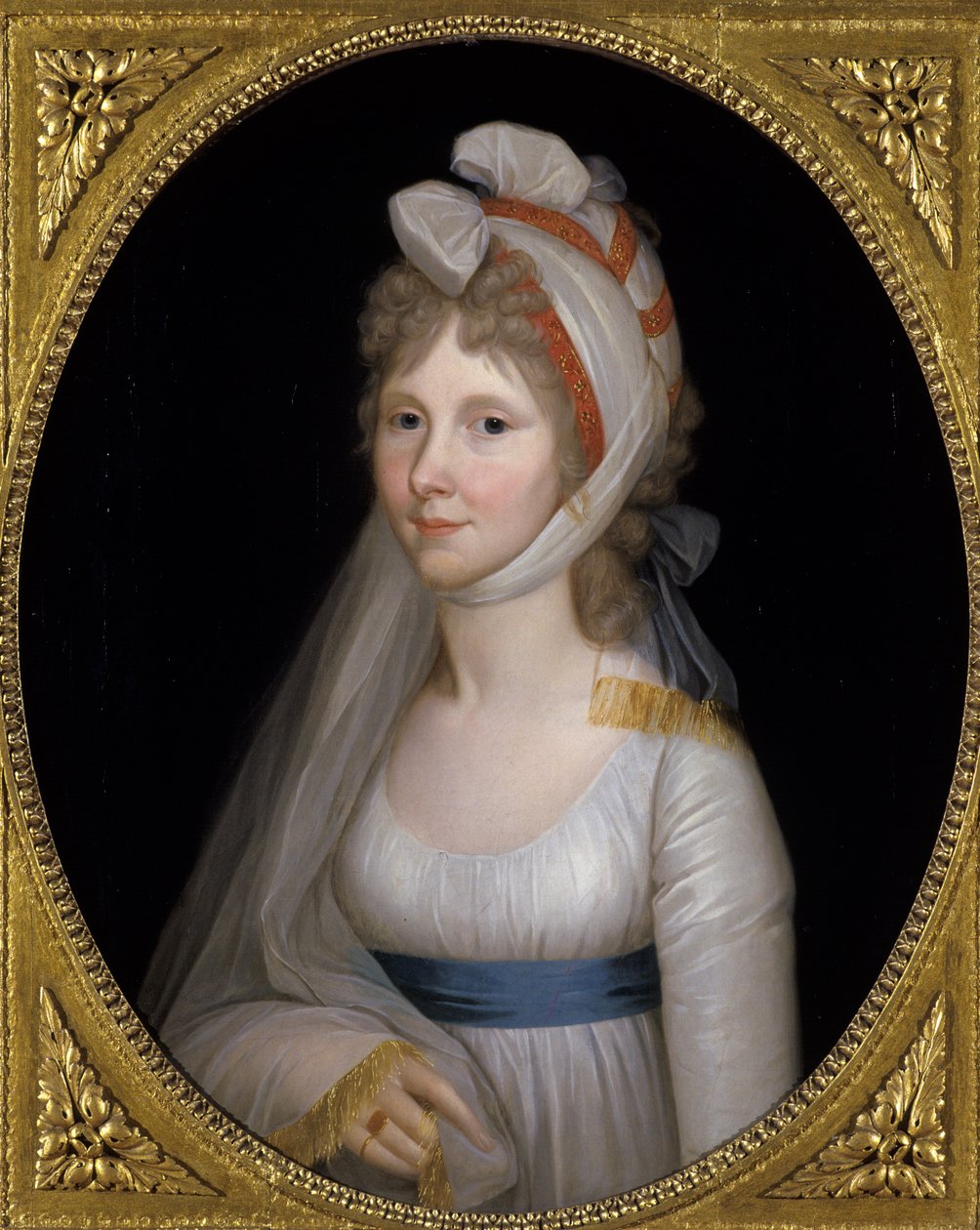 Auguste, ärftlig prinsessa av Hessen-Kassel, c.1800 av Wilhelm Baettner