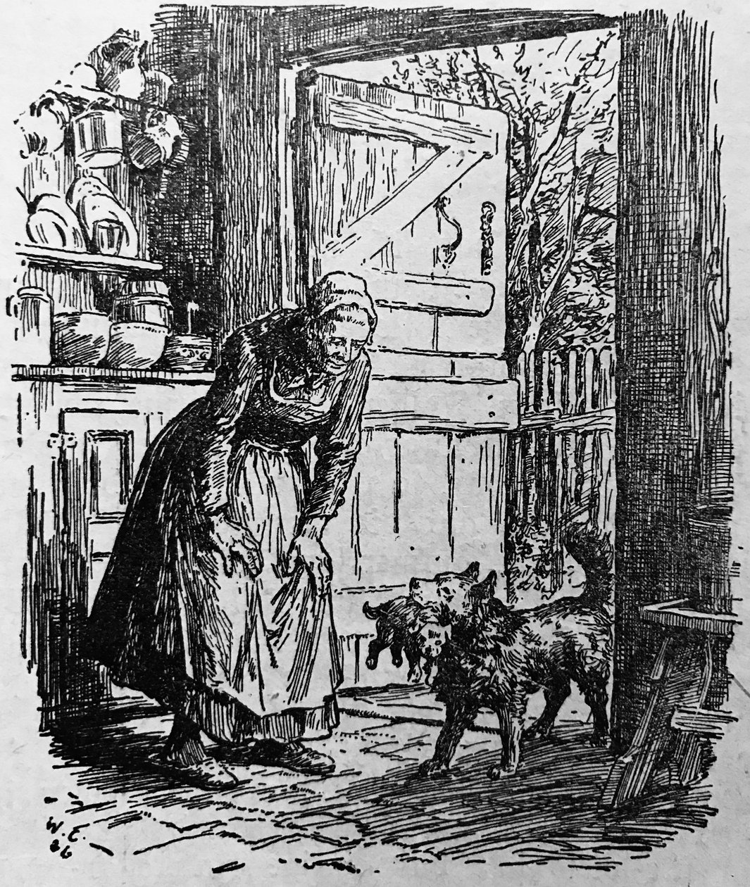 Teckning av Wilhelm Claudius av Wilhelm Claudius