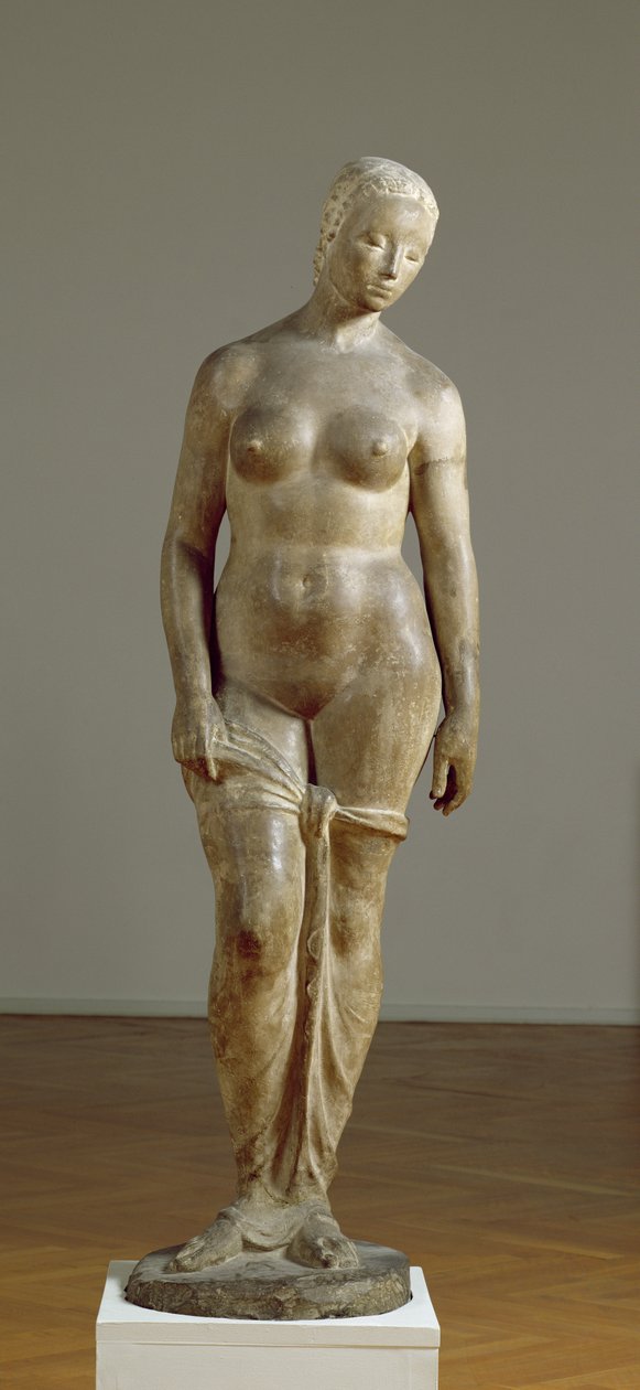 Stor stående figur, 1910-11 (sten) av Wilhelm Lehmbruck