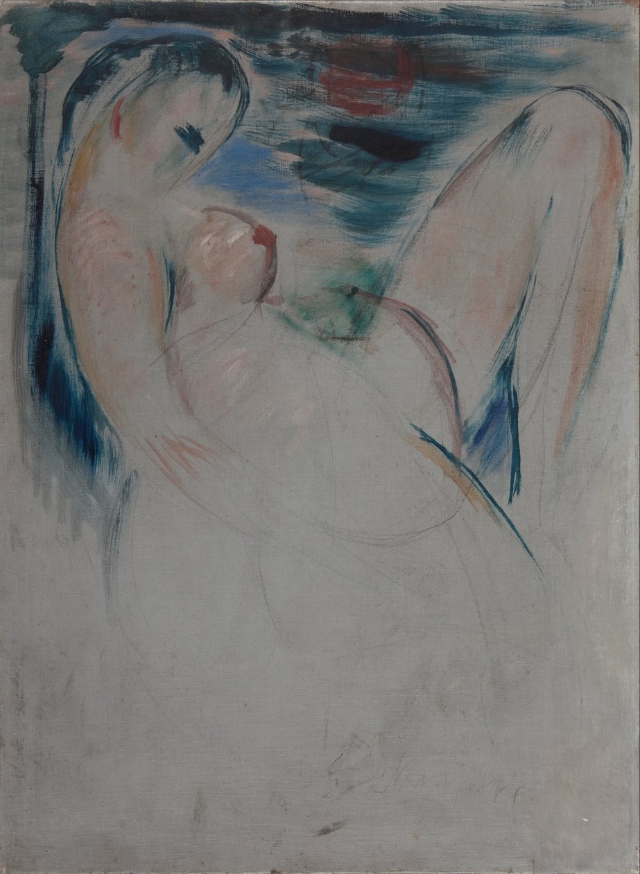 Reclining Female Nude av Wilhelm Lehmbruck