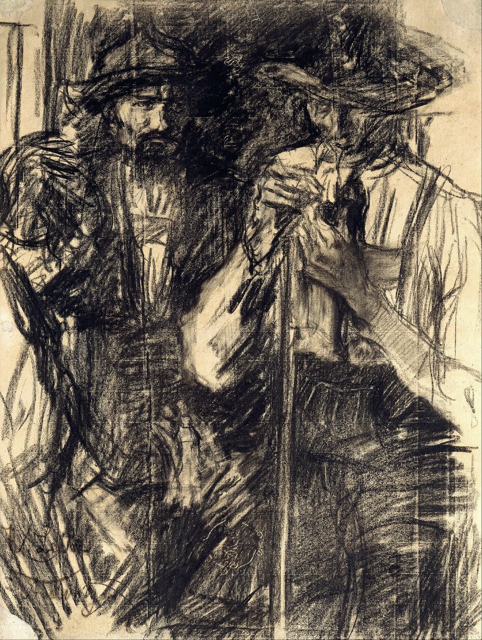 The Hunters av Wilhelm Maria Hubertus Leibl