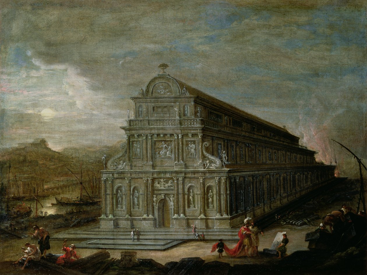 Världens sju underverk: Dianas tempel i Efesos av Wilhelm van Ehrenberg