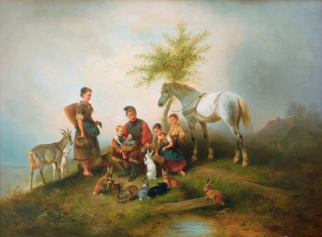 Matdags av Wilhelm Alexander Meyerheim