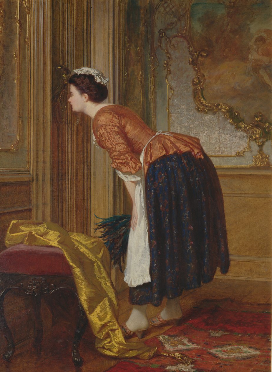 Den nyfikna pigan av Wilhelm Amberg