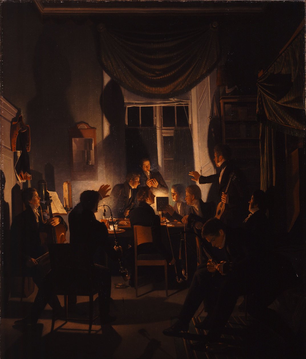 En rökfest av Wilhelm Bendz