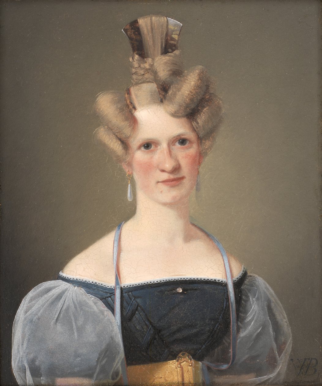 Marie Raffenberg, konstnärens trolovade av Wilhelm Bendz