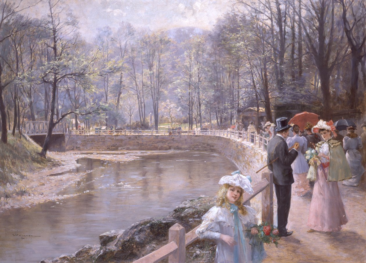 An der Tepl (Längs floden Teplá) av Wilhelm Gause