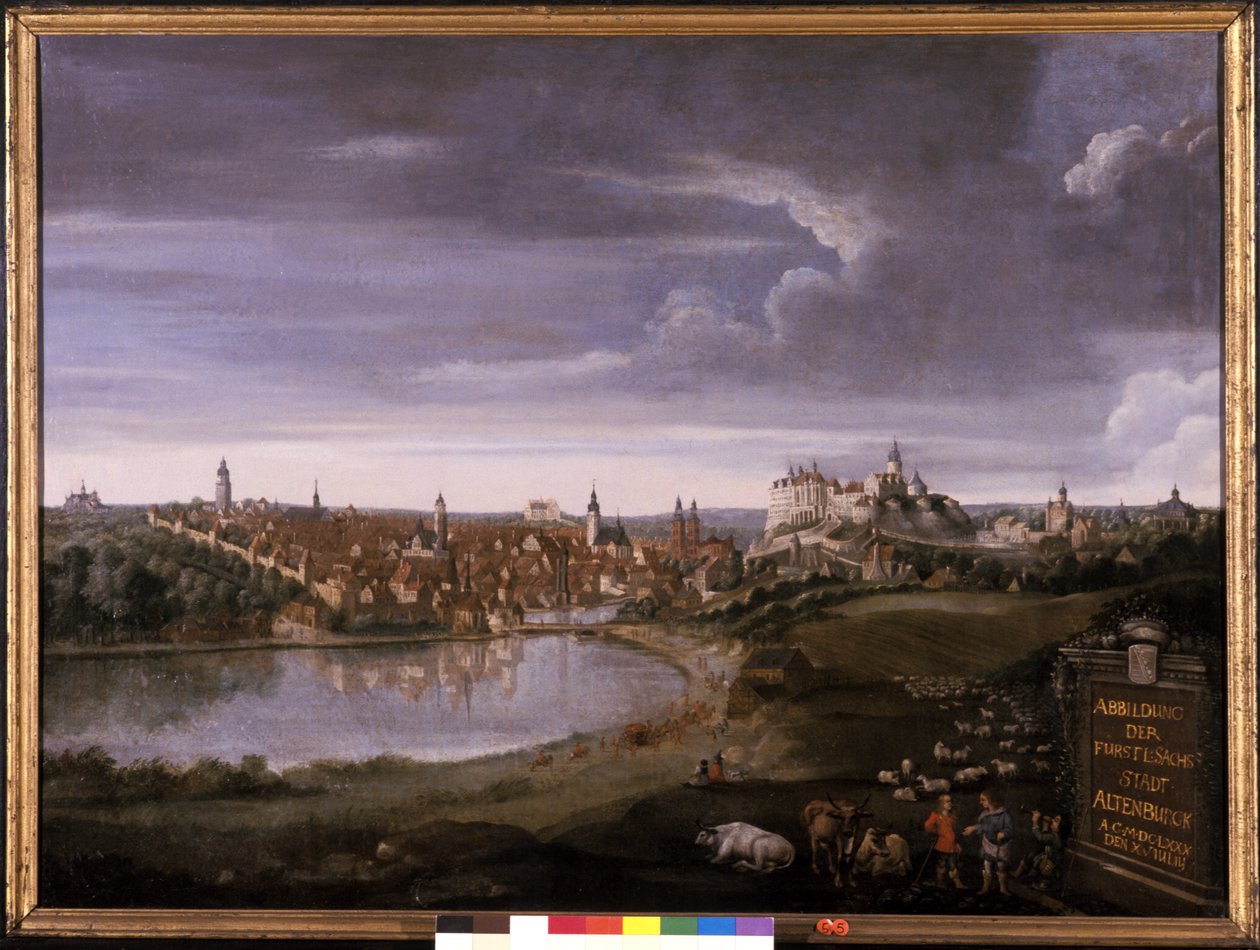 Utsikt över Altenburg av Wilhelm I Richter