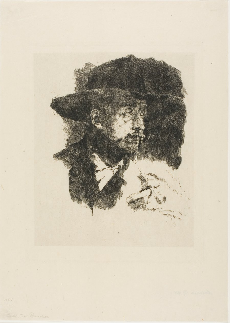 Rökaren av Wilhelm Maria Hubertus Leibl