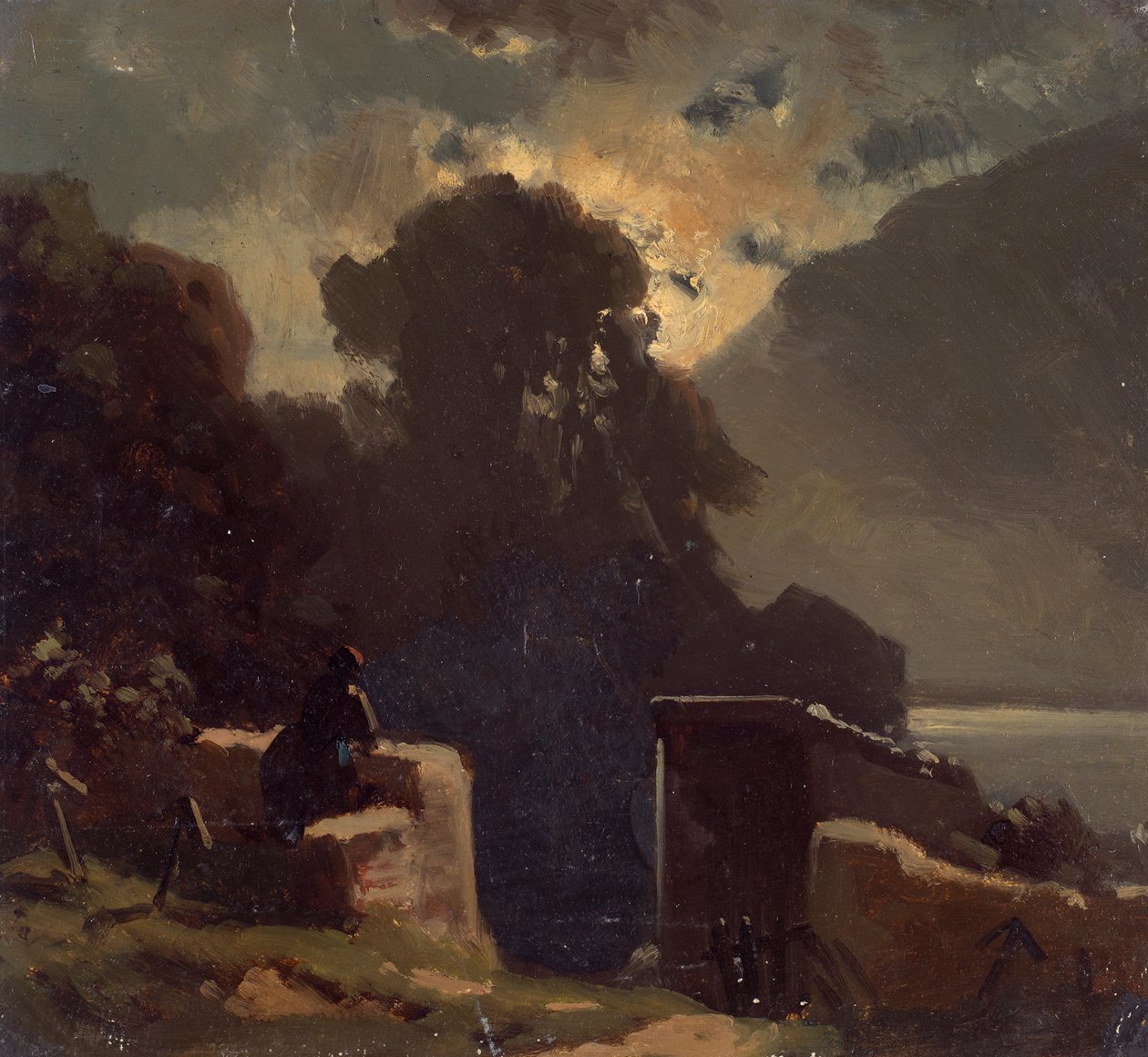 månlandskap av Wilhelm Lichtenheld