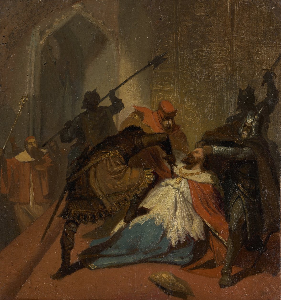 Mordet på en kardinal av Wilhelm Lindenschmit der Jüngere